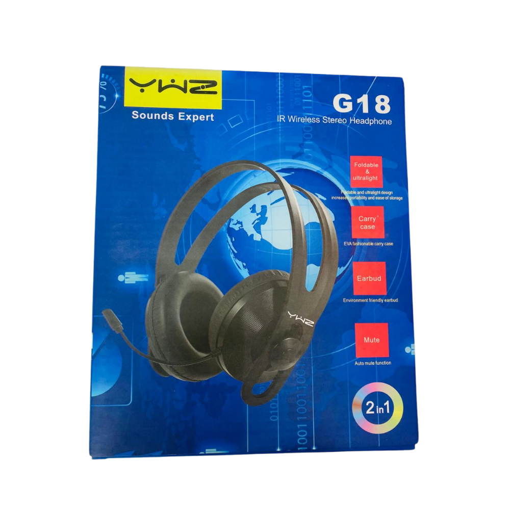 YWZ G18 IR Wireless Stereo Headphones