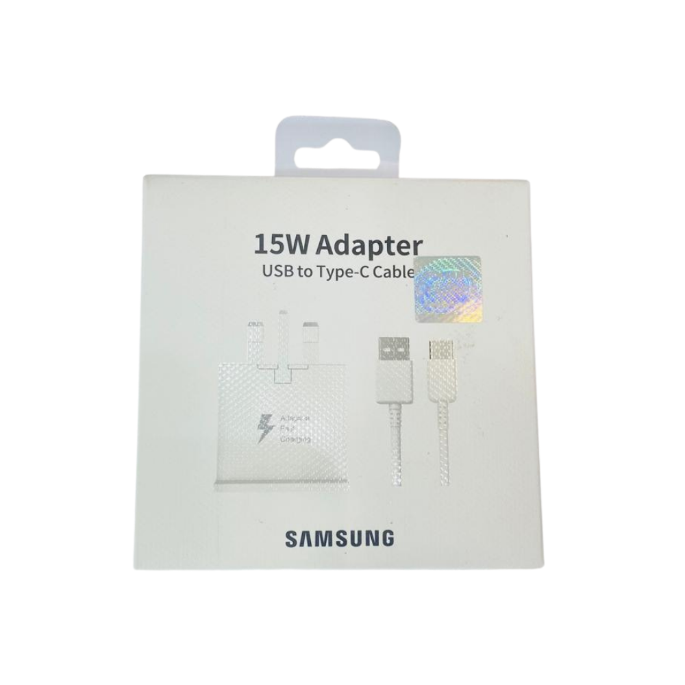 Samsung 15W Adapter with USB-C Cable