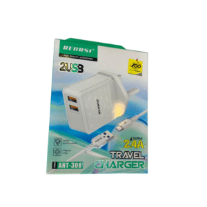 RECRSI 2USB Travel Charger – 2.4A Output