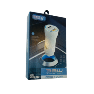 FAST 38W Car Charger – PD3.0 + QC3.0 | Model WKN-703
