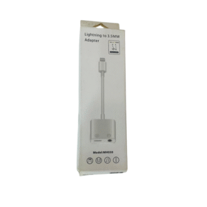 Lightning to 3.5mm Audio Adapter – Dual Function | Model: MH030